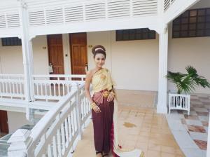 ชุดไทยเจ้าสาว ชุดไทยจักรพรรดิ์ เช่าที่แบมบี้ เวดดิ้ง ห้วยขวาง